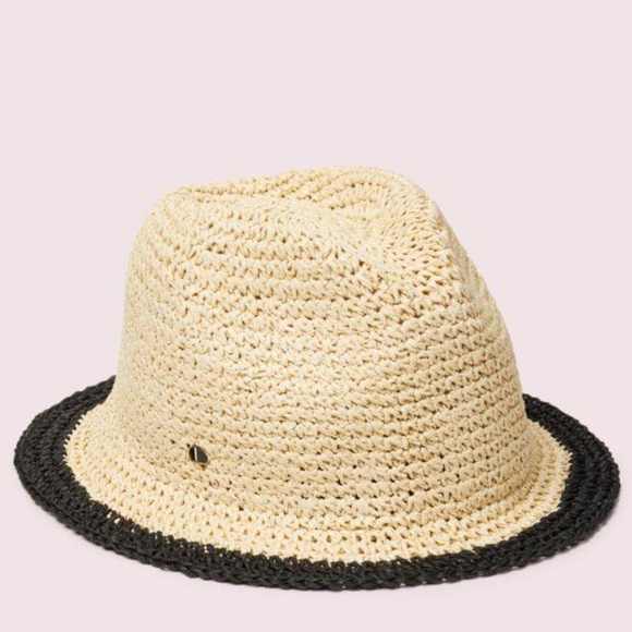KATE SPADE NEW YORK Heritage Stripe Crushable Fedora NWT - Picture 3 of 3
